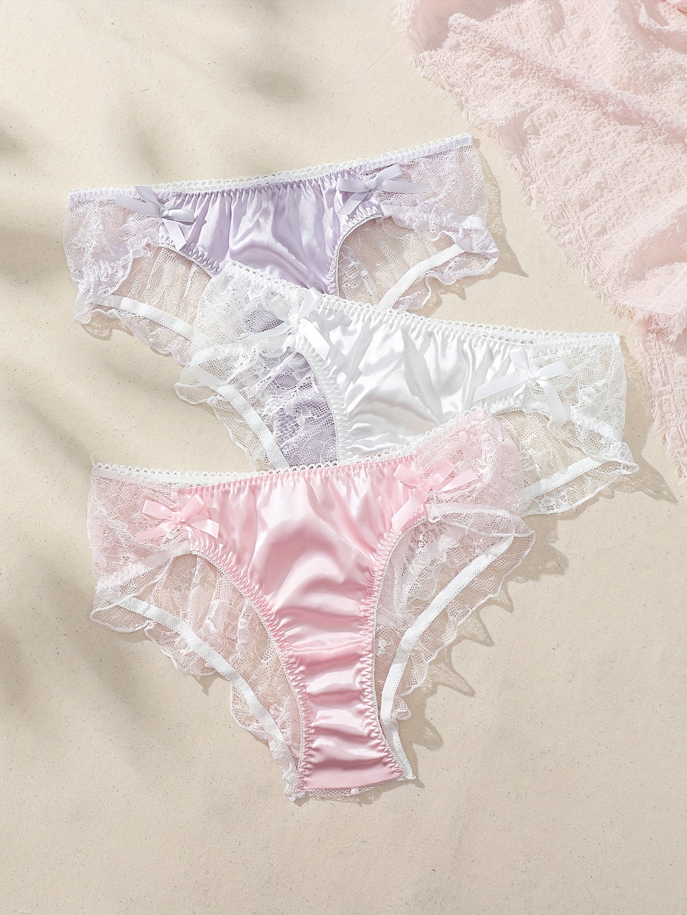 Women's Low-Rise Lace Panties Transparent Passion Comfortable Lingerie