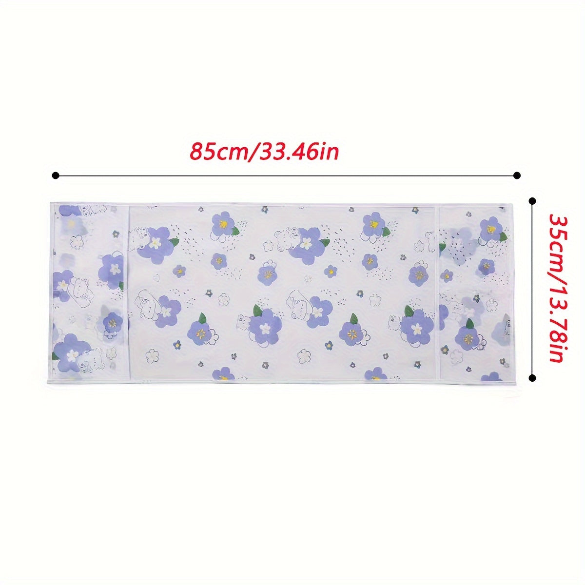 Waterproof Microwave Dust Cover Stain-Proof Plastic Organizer for Kitchen