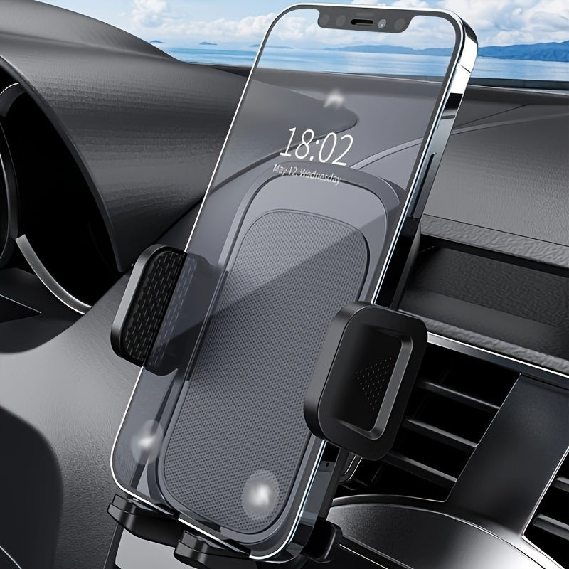 Car Air Outlet Phone Holder Black Car Center Console Clip Car Mount