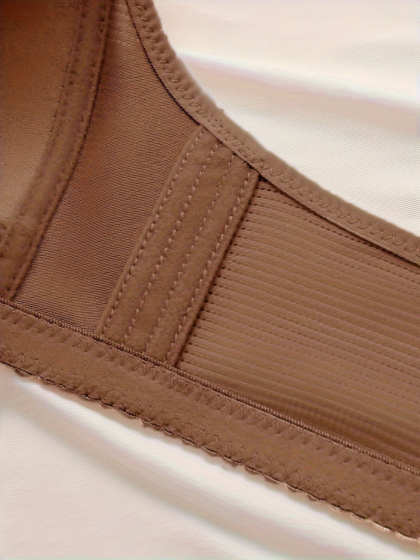 Plus Size Breathable Front Closure Bra for Women with Non-Removable Padding All-Season Comfort