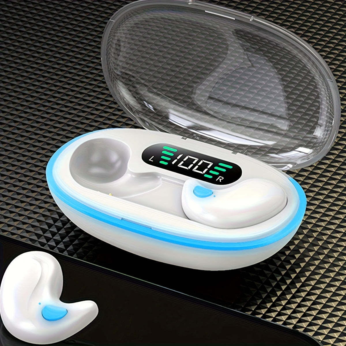 2025 Wireless In-Ear Headphones with HIFI Dolby Bass Stereo HD Calls USB Type-C Rechargeable Battery for Android iPhone Gaming Smartphone