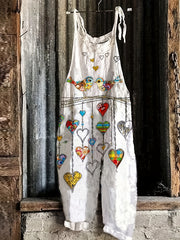 Mono sin mangas de talla grande para mujer con estampado floral, escote en V, casual para verano