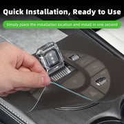 Center Console Gear Pad Silicone Mat for Car Interior Protection