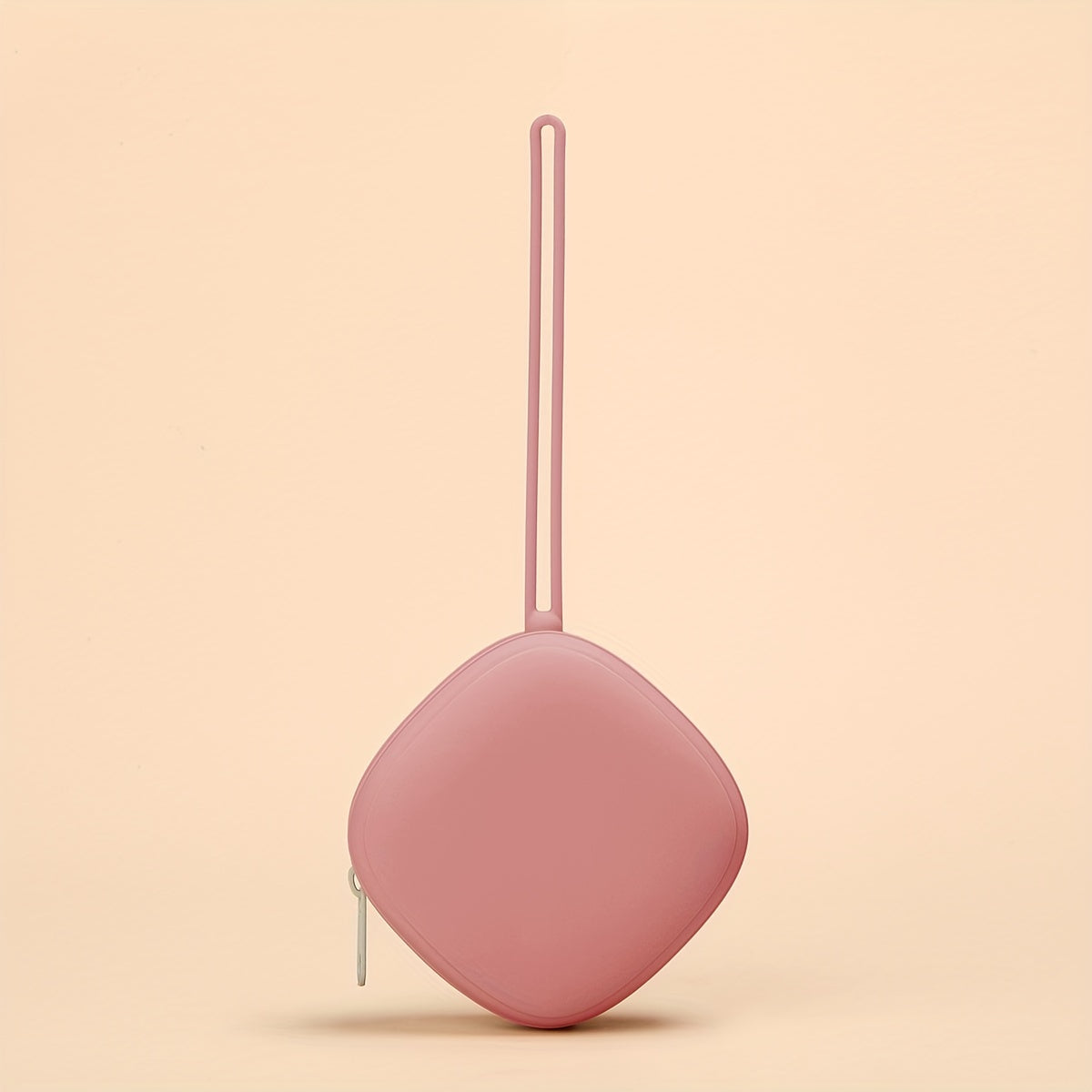 Силиконовый чехол для сосок для младенцев с молнией, ремешком и карманом для соски без BPA. Портативный контейнер для сосок, изготовленный из силикона.