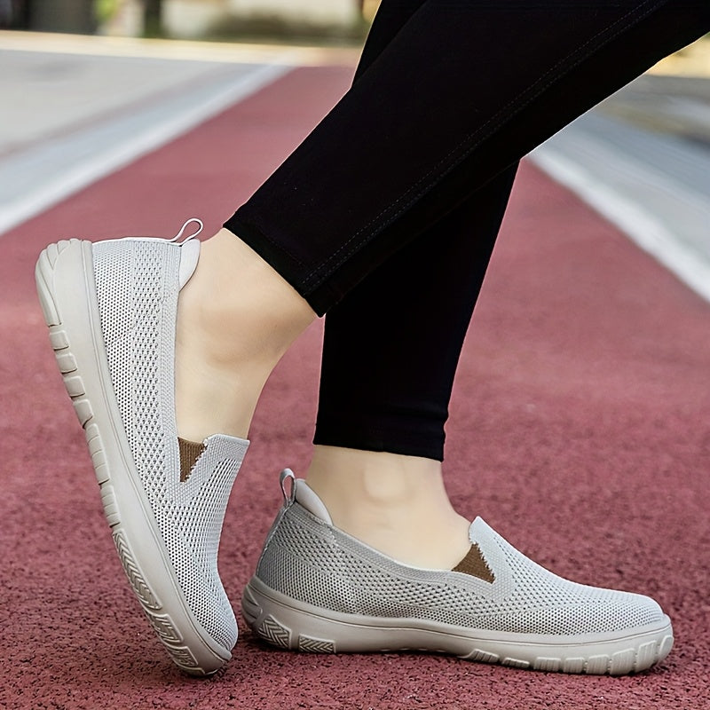 Women's Slip-On Sneakers Casual Walking Shoes Laceless Soft Sole