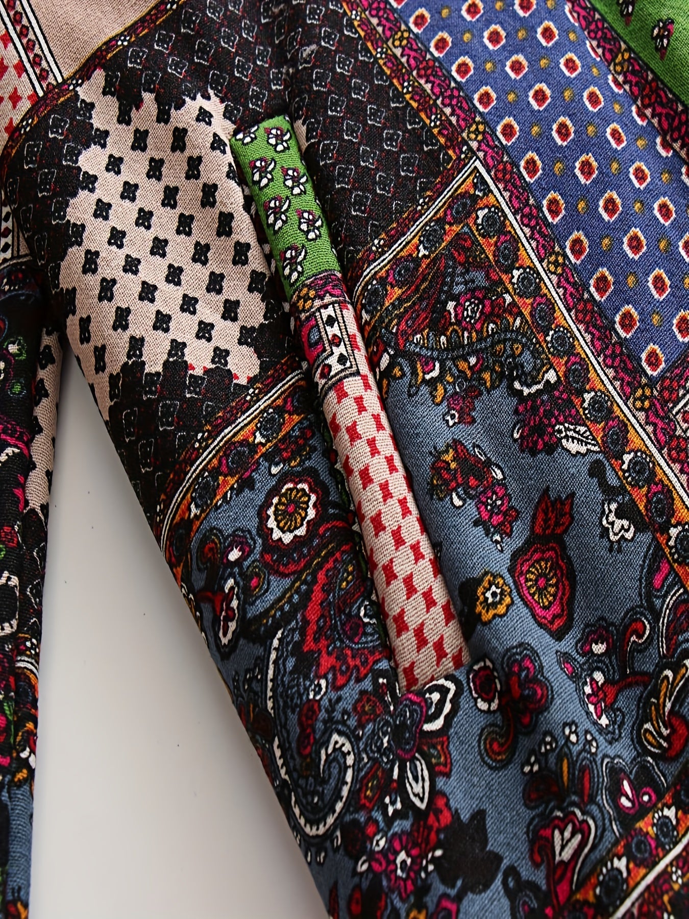 Большая женская толстовка с капюшоном из плюша, зимняя, оверсайз, с геометрическим узором