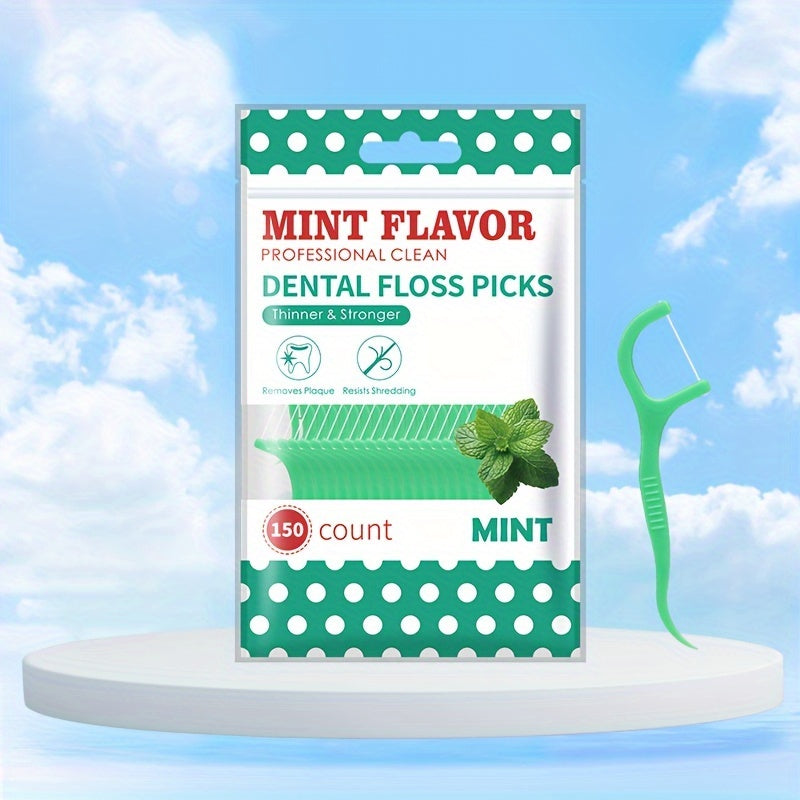Disposable Dental Floss Sticks for Travel Mint Flavor 50/150/300/600pcs