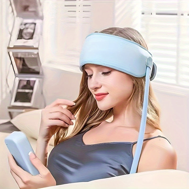 Automatic Head Massager with Sleep Aid Air Pressure Hot Compress and Scalp Massage