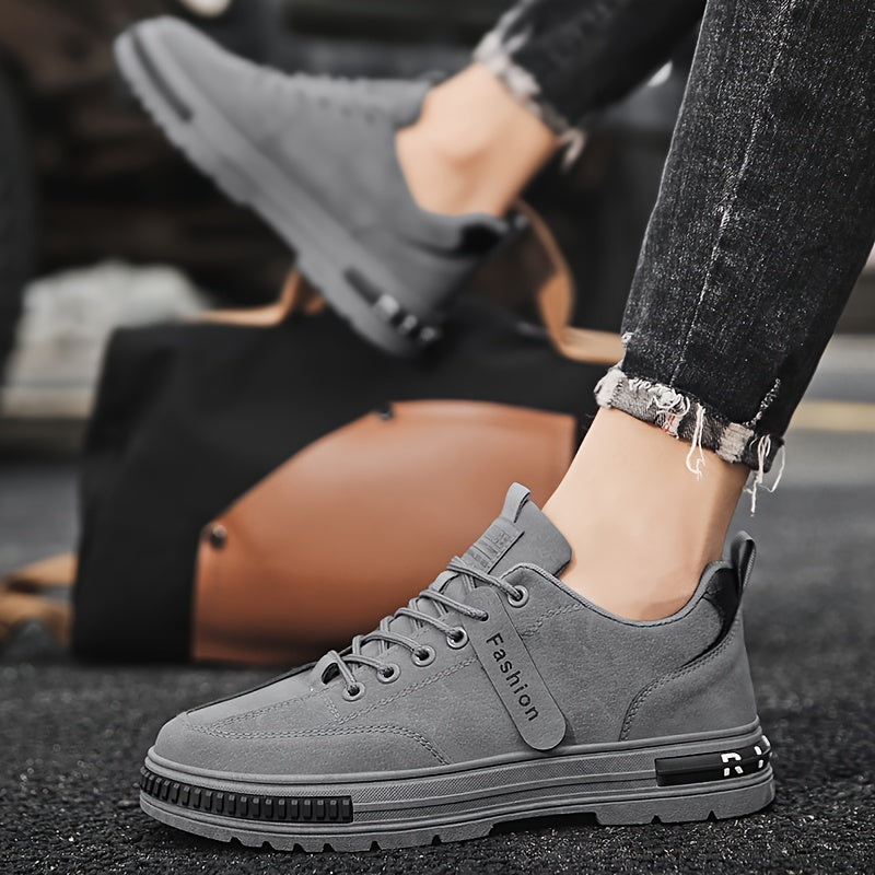 Men's Casual Sports Shoes Lightweight Breathable Non-Slip PVC Sole for Hiking Outdoor Daily