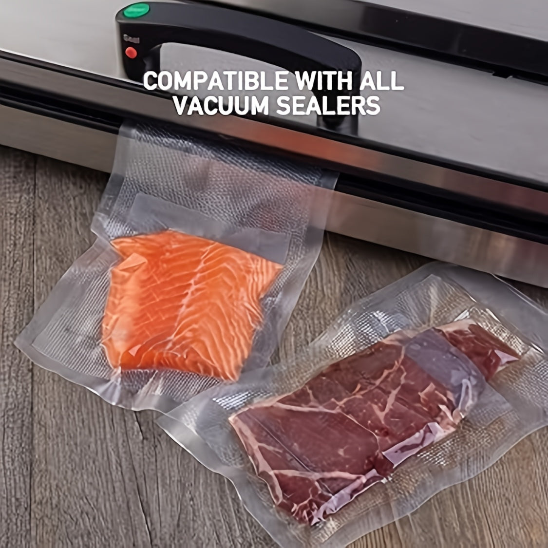 Vacuum Sealed Food Storage Bags 27.94x40.64 cm BPA-Free Pack of 100