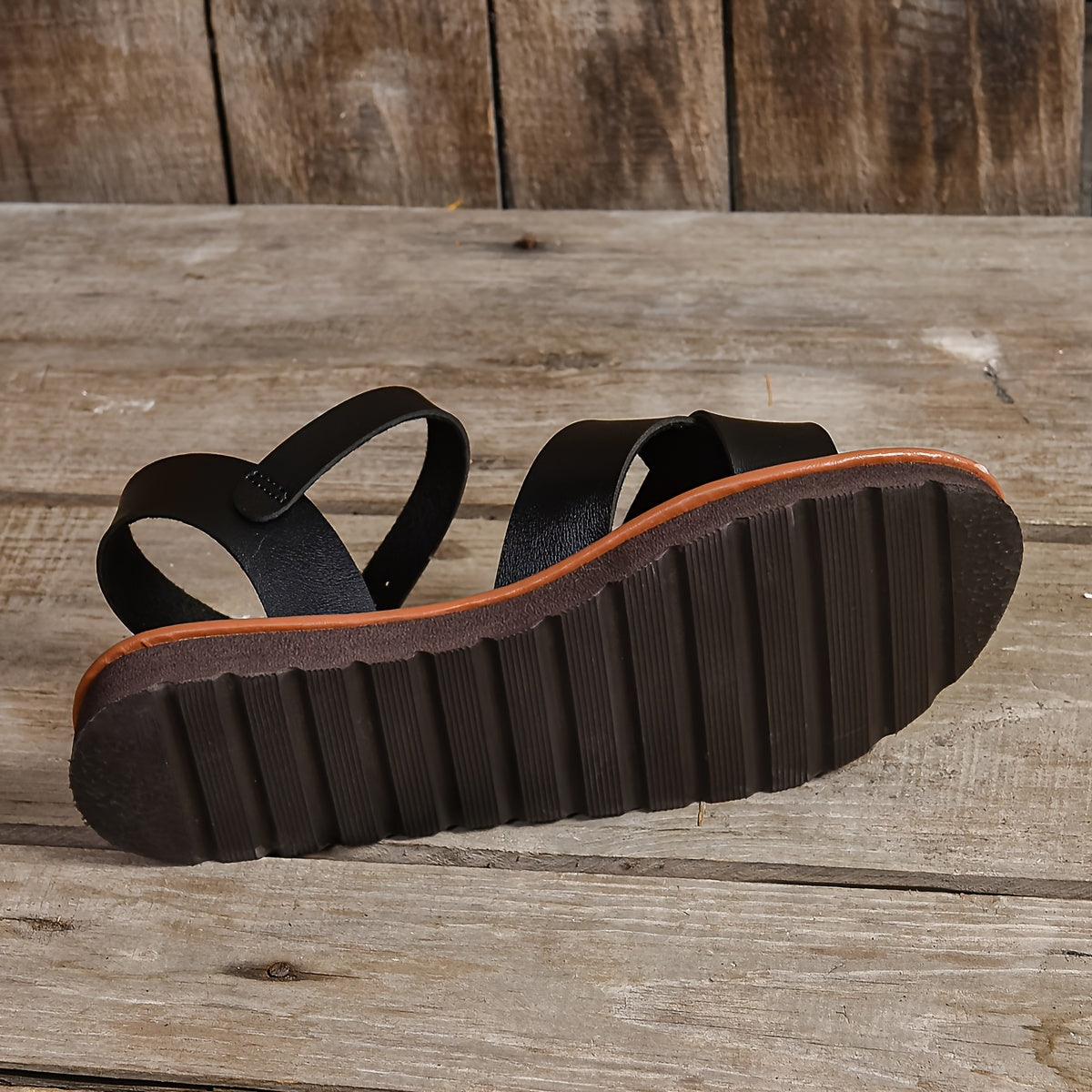 Women Summer Flat Sandals Open Toe Cross Strap Casual Beach Shoes