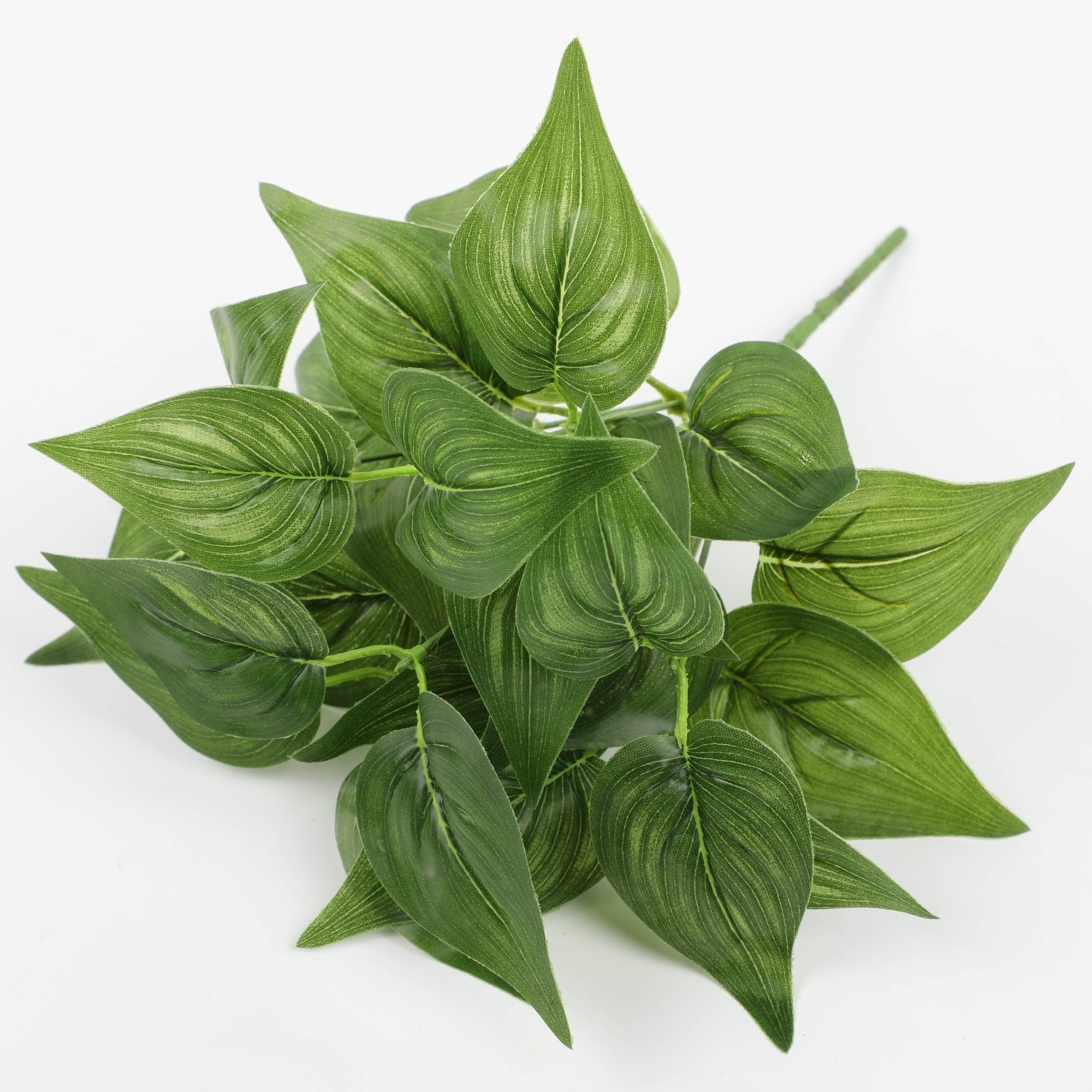 Artificial Plant Faux Bonsai Green Leaf for Indoor Outdoor Decor 1pc