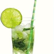 Bamboo Printed Paper Straws Pack of 50 Durable Stylish for Cocktails Juices