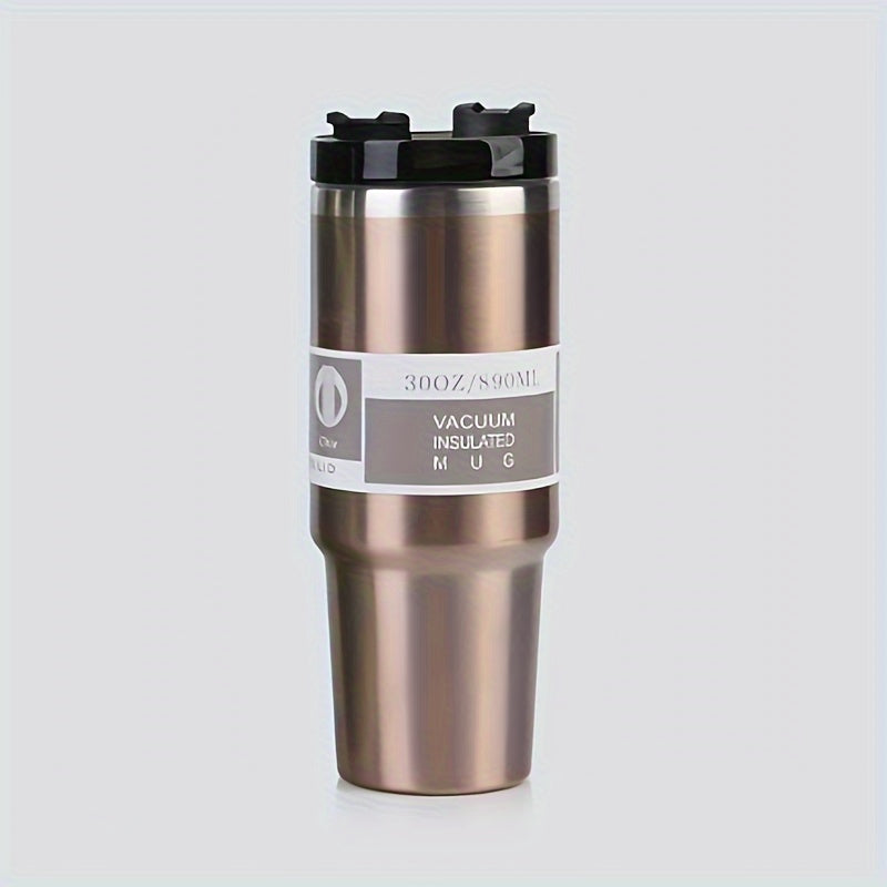 30oz Insulated Stainless Steel Water Bottle with Seal Lid BPA Free for Sports and Travel