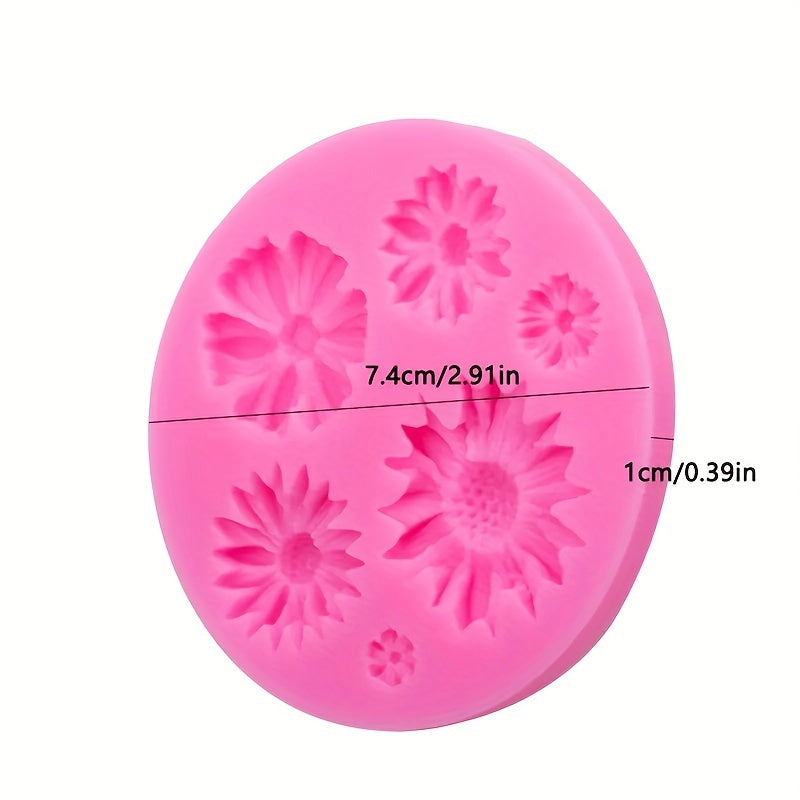 Silicone Flower Mold for Baking and Cake Decorating 3D Fondant and Dessert Supplies