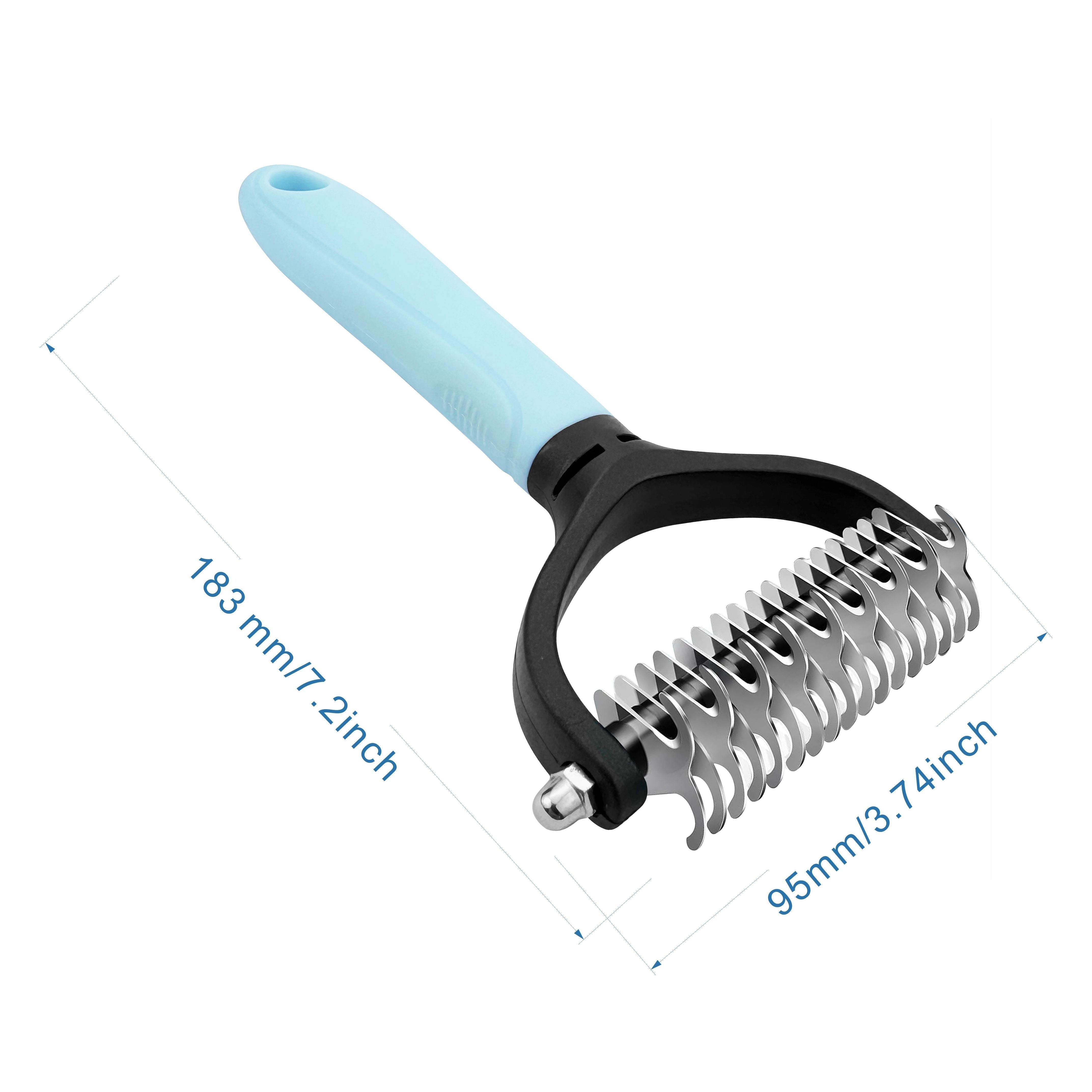 Stainless Steel Pet Comb for Cats and Dogs Tangles and Mats Removal Durable Grooming Tool