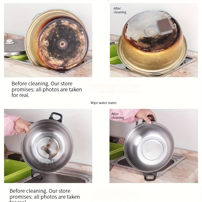 Emery Magic Sponge - Kuchli zang va dog' tozalovchi, oshxona buyumlari uchun mustahkam tozalash pad, idish-tovoq uchun xavfsiz