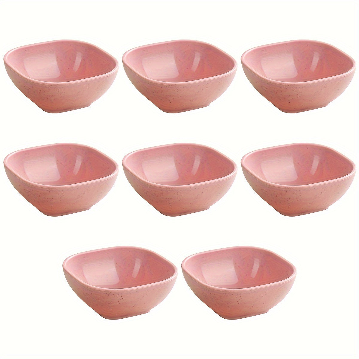 8 to 12 Square Ceramic Sauce Bowls for Korean, Chinese, Middle Eastern Cuisine