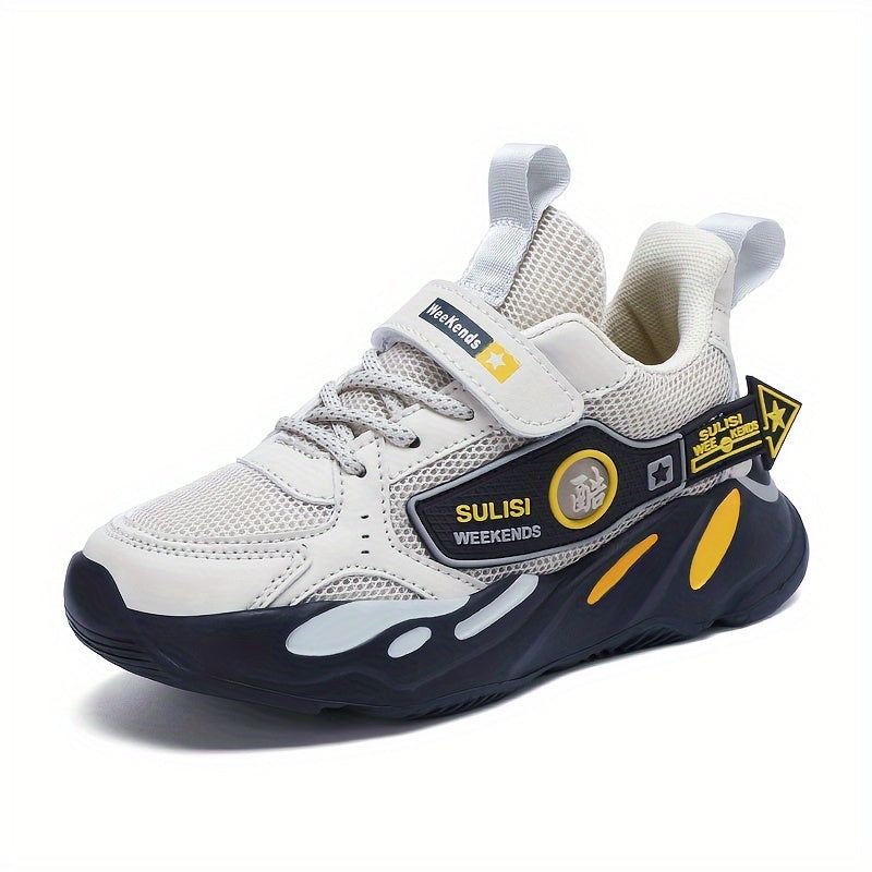 Children's Breathable Mesh Sneakers for Boys and Girls Non-Slip Sole All-Season