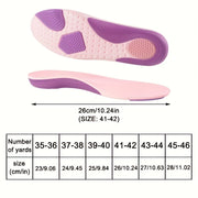 Unisex Breathable EVA Arch Support Sports Insoles for Running and Casual Shoes