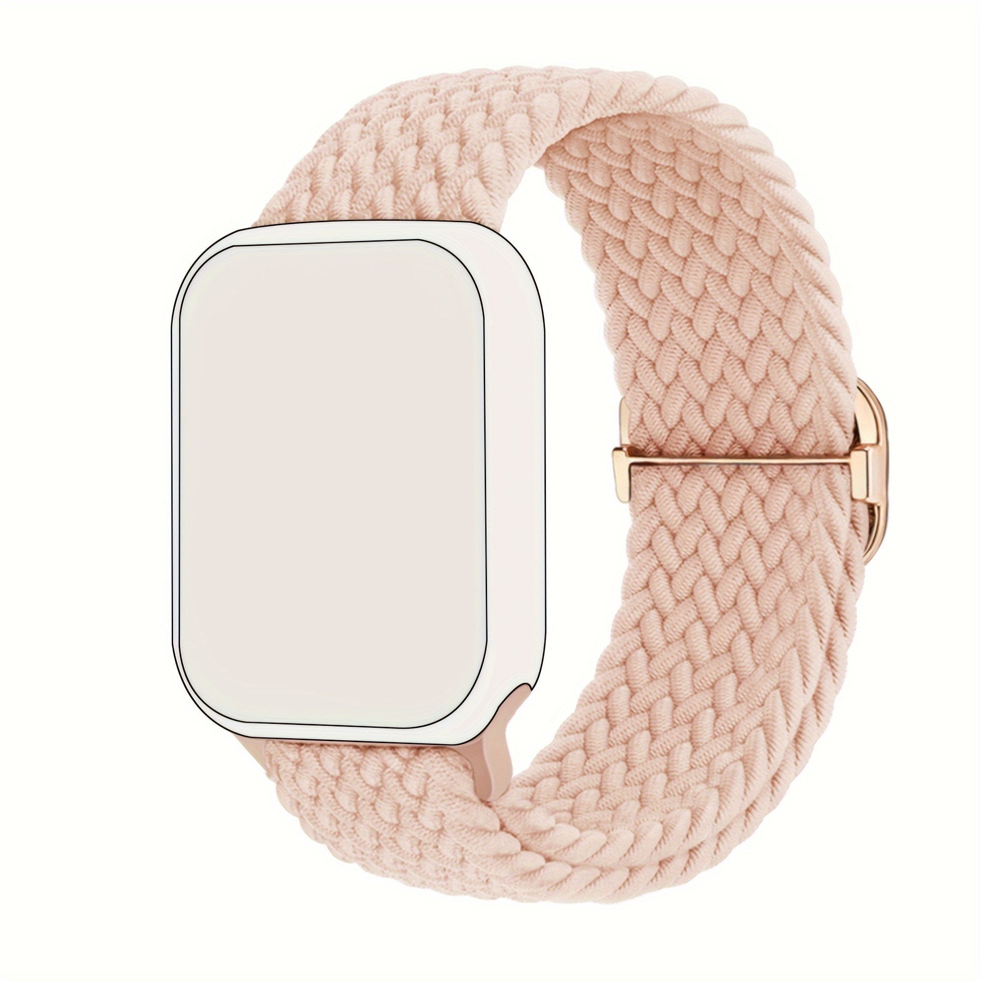 Correa de reloj inteligente trenzada de nylon elástica multicolor para IWatch