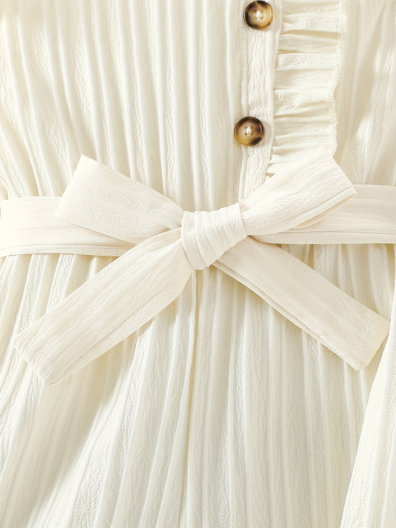 Девочки широкие брюки летние повседневные однотонные из полиэстера с поясом, пуговицей, без рукавов