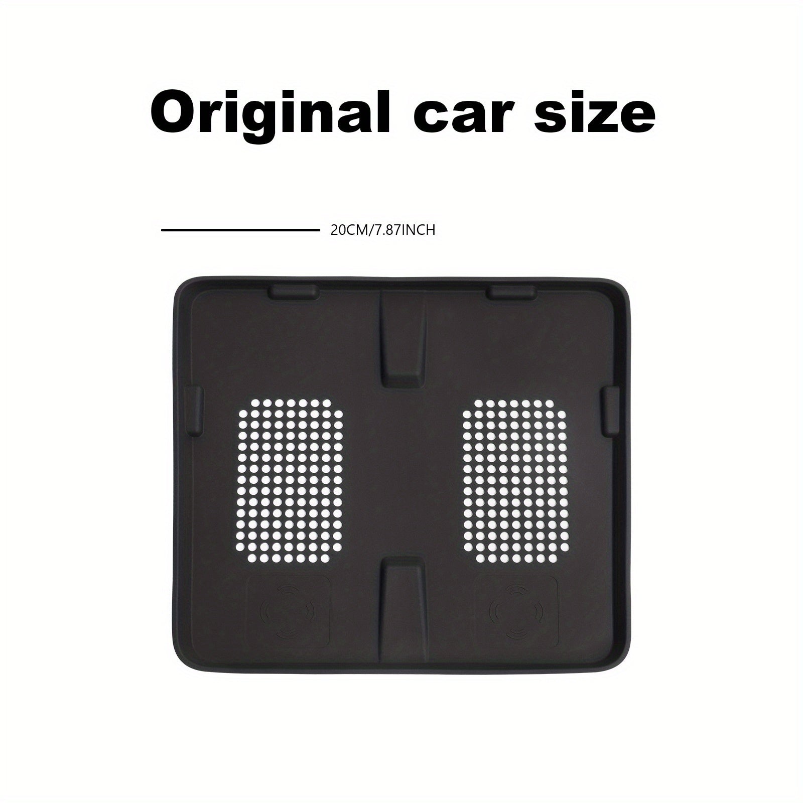 Wireless Charging Silicone Pad for Car, Anti-Slip, Compatible with iPhone 14/13/12