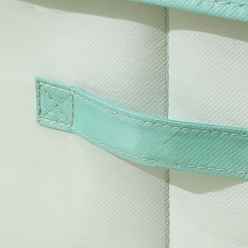 Large Capacity Fabric Storage Box with Lid Cartoon Bear Dog Dustproof Organizer for Clothes Quilts