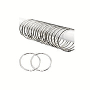 Set of 12 Open Ring Window Curtain Hardware Tulle Sheer Home Decor