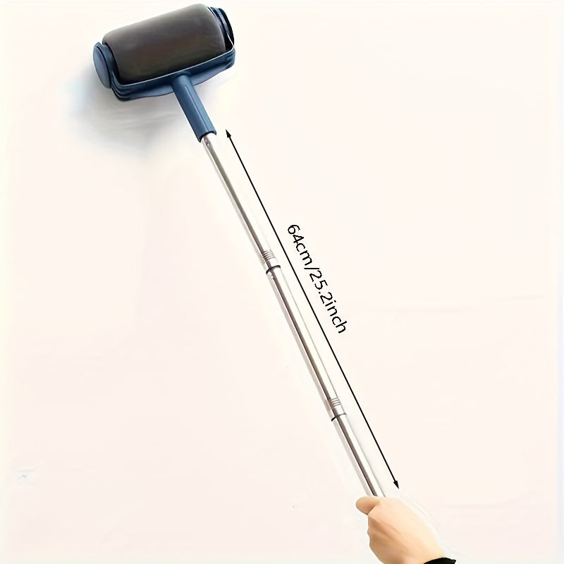 Multi-Functional Paint Roller with Telescopic Handle 7-Inch Easy Pour No Drip