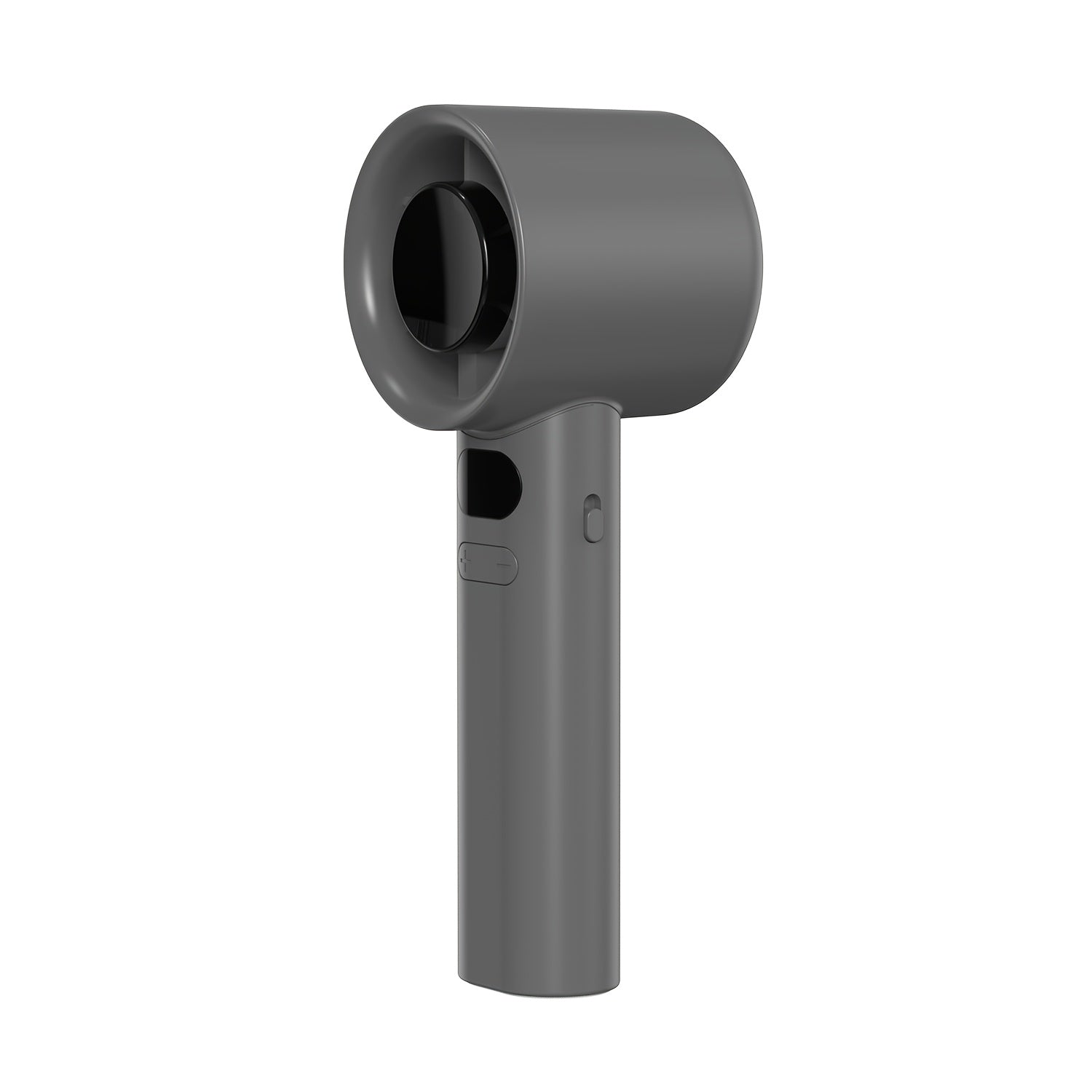 Handheld Fan with 120-Speed Variable, LED Display, USB Rechargeable, Portable for Travel and Outdoor Use in Gray and White