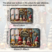 Rojdestvo Gnome Xush kelibsiz mat indoor outdoor non-slip mustahkam polyester