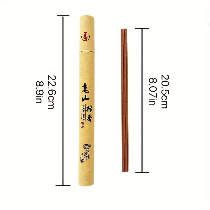 40 Count Jar of 20g Sandalwood Incense Sticks for Meditation Yoga Air Purification