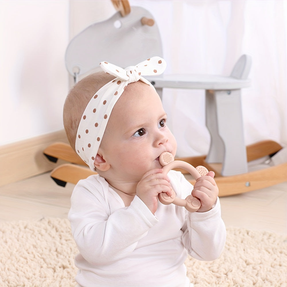 Силиконовые прорезыватели для детей от 0 до 3 лет - пищевой класс, можно кипятить, устойчивые к укусам игрушки для прорезывания зубов - безопасный для стирки в машине набор для младенцев.