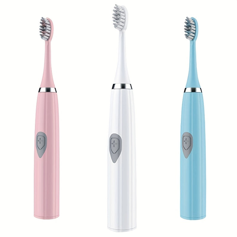 Elektr Sonic Tish tozalash cho'tkasi Portativ Qayta zaryadlanadigan Elektr Tish tozalash cho'tkasi, almashtiriladigan boshlar bilan