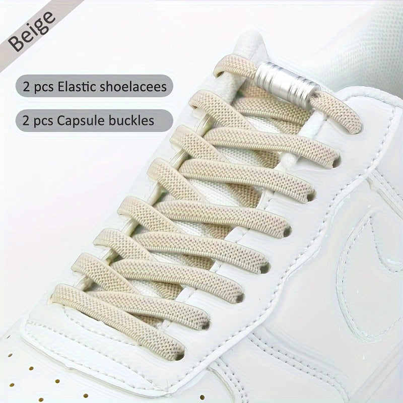 Uniseks elastik rang-barang toʻqilgan poyabzal lentalari uchun sneakers va kundalik poyabzal
