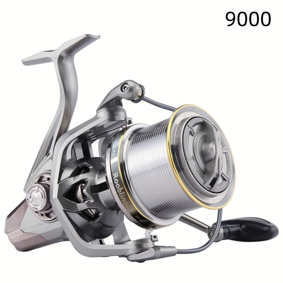 Long Shot Spinning Reel 8000-14000 Series Saltwater Tackle 4.8:1 Gear Ratio 17+1BB Stainless Steel
