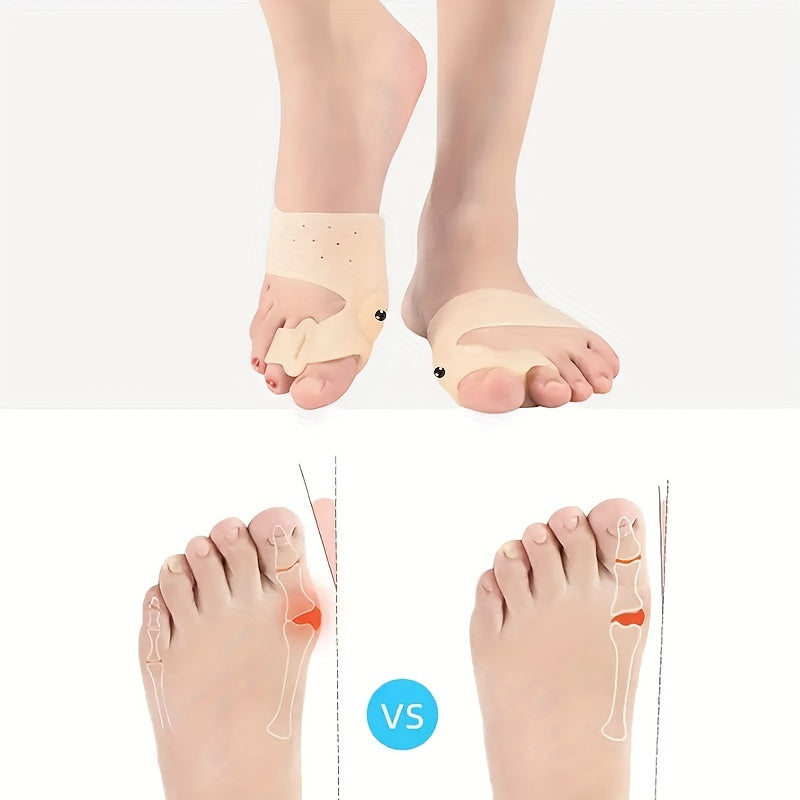 Thumb Bunion Corrector for Large Foot Bones Pull-On Split Toe Spreader