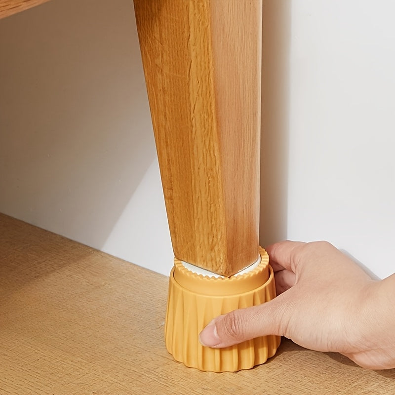 4 ta Glam uslubidagi plastik boshqaruvchilar to'plami - Elektr energiyasiz yotoq, shkaf va divan shovqinini tinchlantirish uchun moslashuvchan yechim