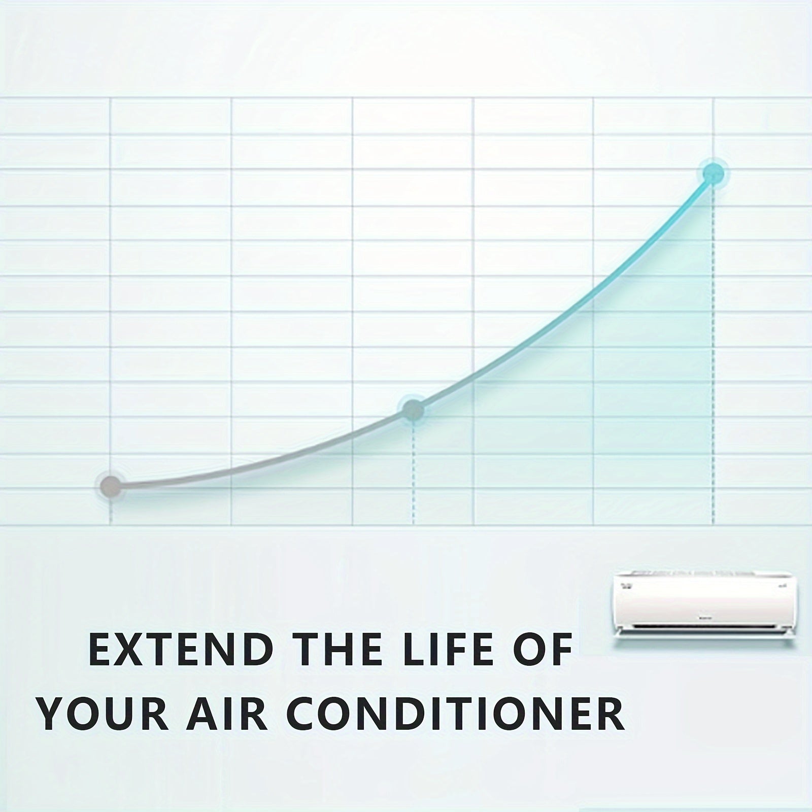 Air Conditioner Cover Waterproof Dustproof for Units Up to 75cm