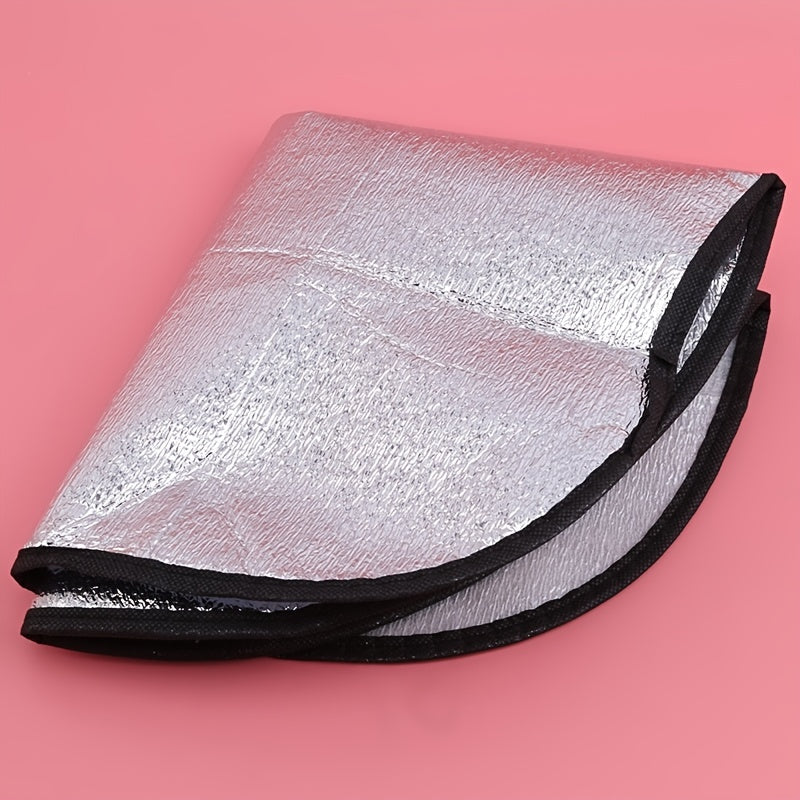 Silver Acrylic Car Sunshade for Steering Wheel