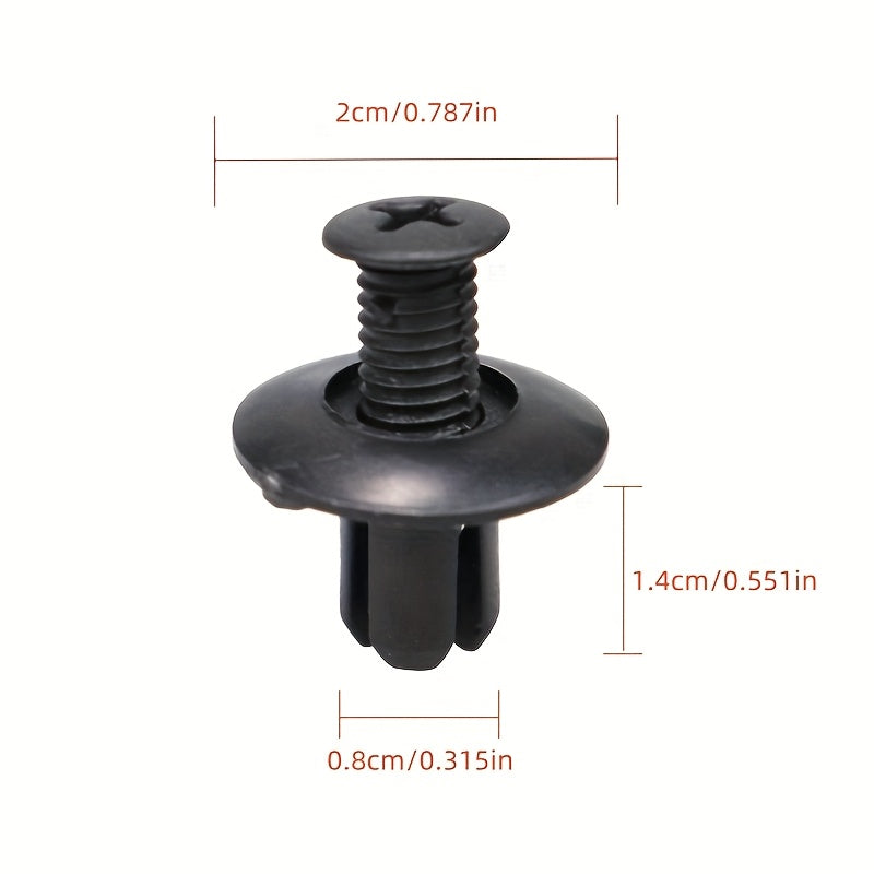 20pcs Universal Polyamide Auto Body Expansion Buckles for Mudguard Trunk Lining