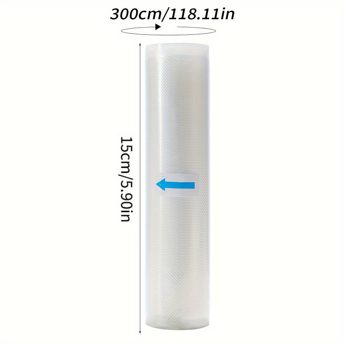 Одна 3м однослойная рулонная упаковка вакуумных пакетов для продуктов, свободная от бисфенола А, с семислойной коэкструзированной вакуумной пленкой с алмазным узором для сохранения продуктов. Этот пакет с узором предназначен для упаковки продуктов.