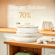 Aluminum Cookware Set with Removable Handles Nonstick Stackable Pots Pans