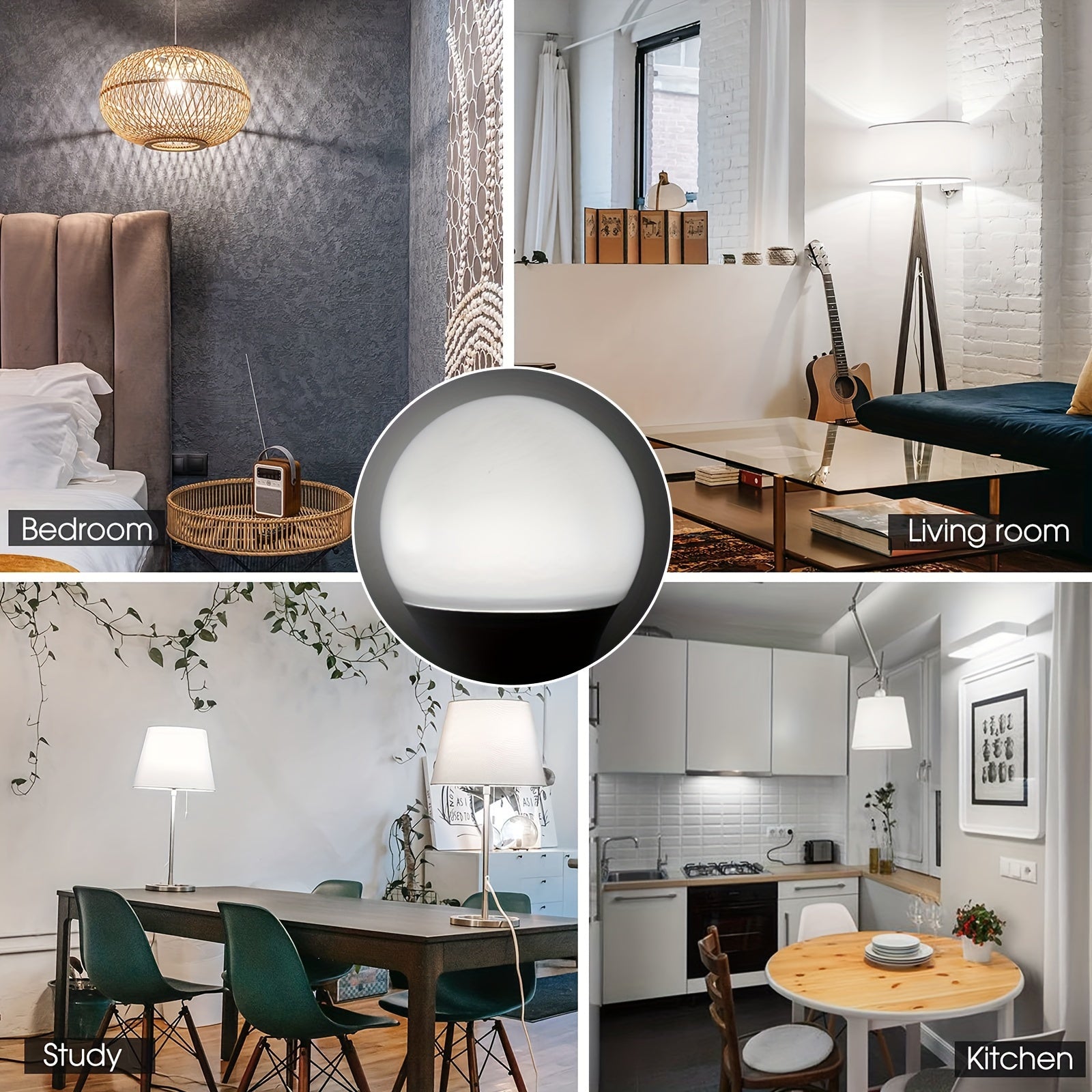 2pcs Motion Sensor LED Light Bulb 15W E27 for Home Indoor Security