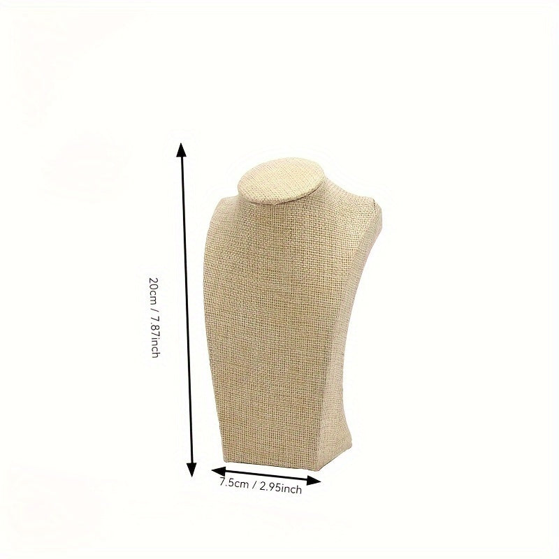 Манекен для демонстрации из полиэфирного волокна для украшений и аксессуаров, модель шеи