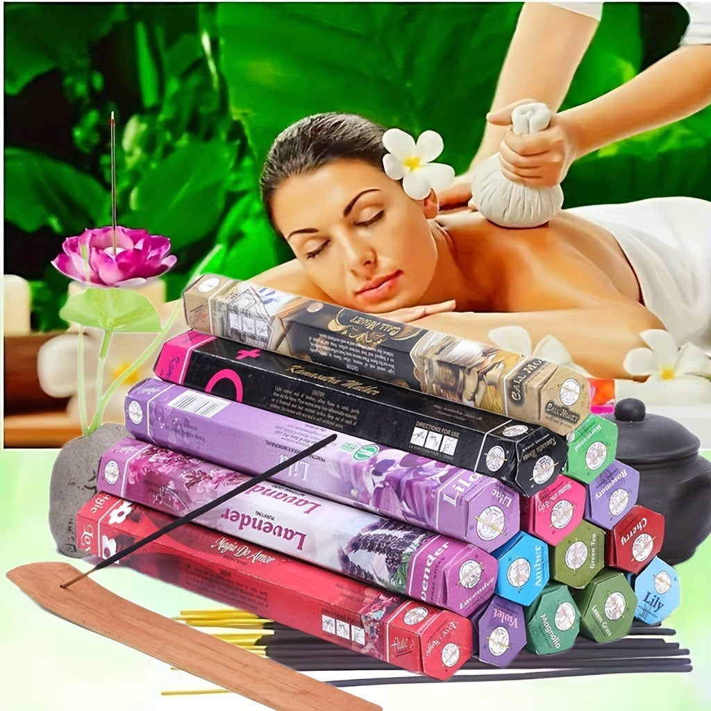 Incense Sticks for Meditation Yoga and Home Cleansing 20pcs Set
