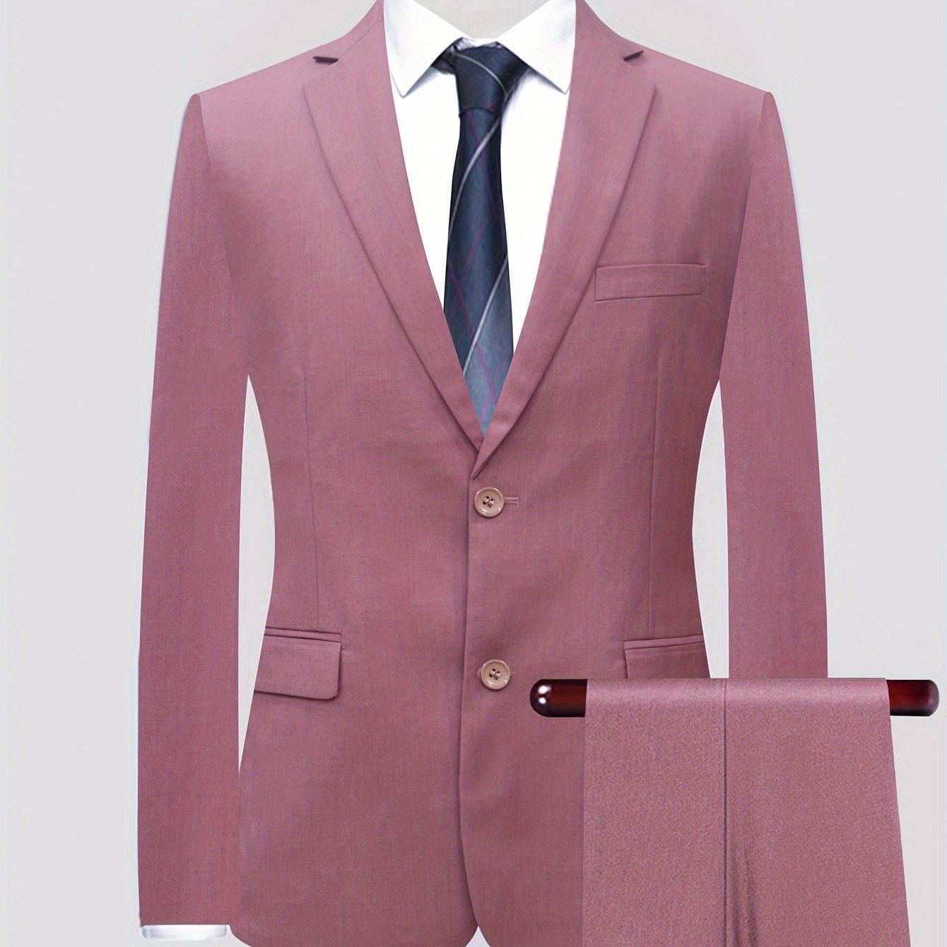 Conjunto de chaqueta de negocios ligera de estilo coreano con bolsillos para bodas y trabajo