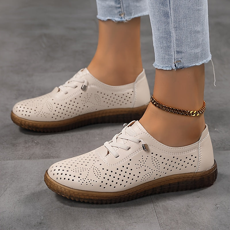 Women's Slip-On Flats Loafers Mules Casual Shoes in Leather