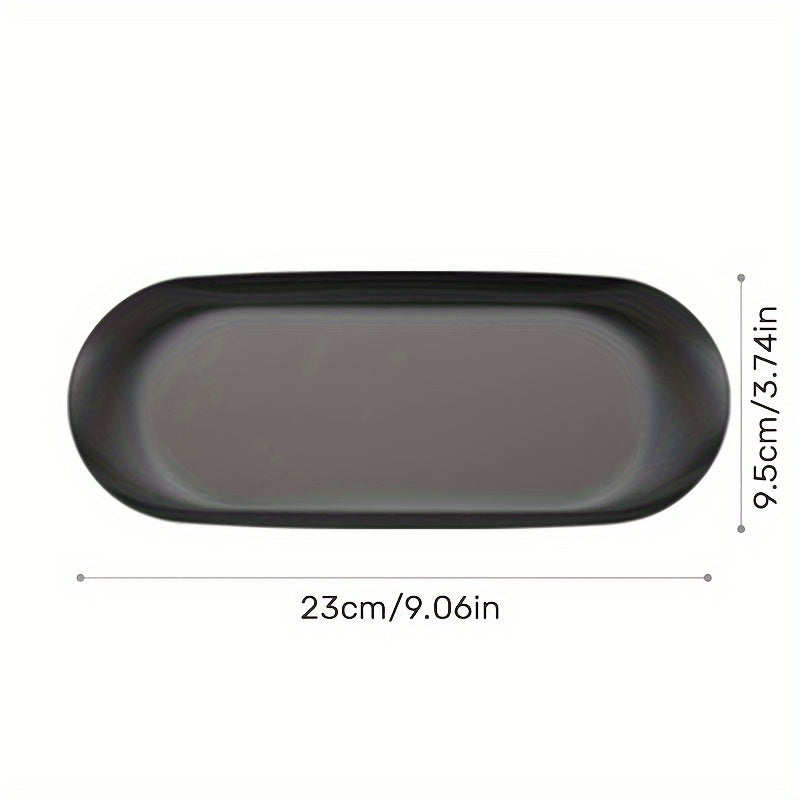 Organizador de bandeja de acero inoxidable dorado para maquillaje, perfume, joyas y decoración de baño